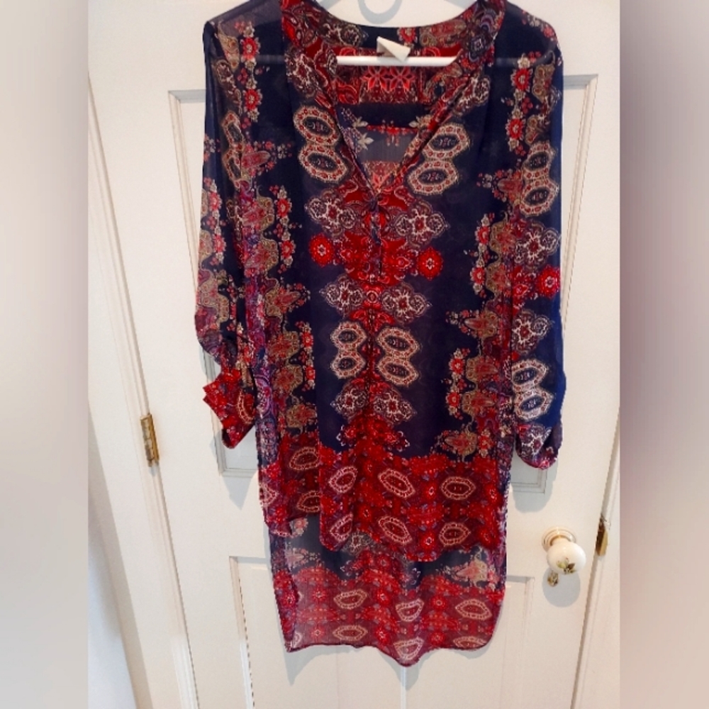 HI/low Coverup Tunic style Top